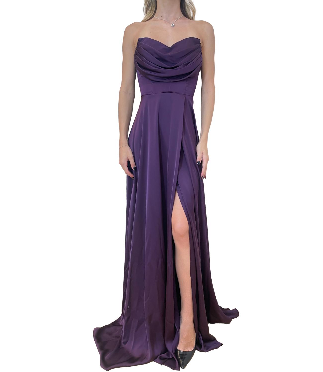 Nadine Abito Thea Aubergine Donna