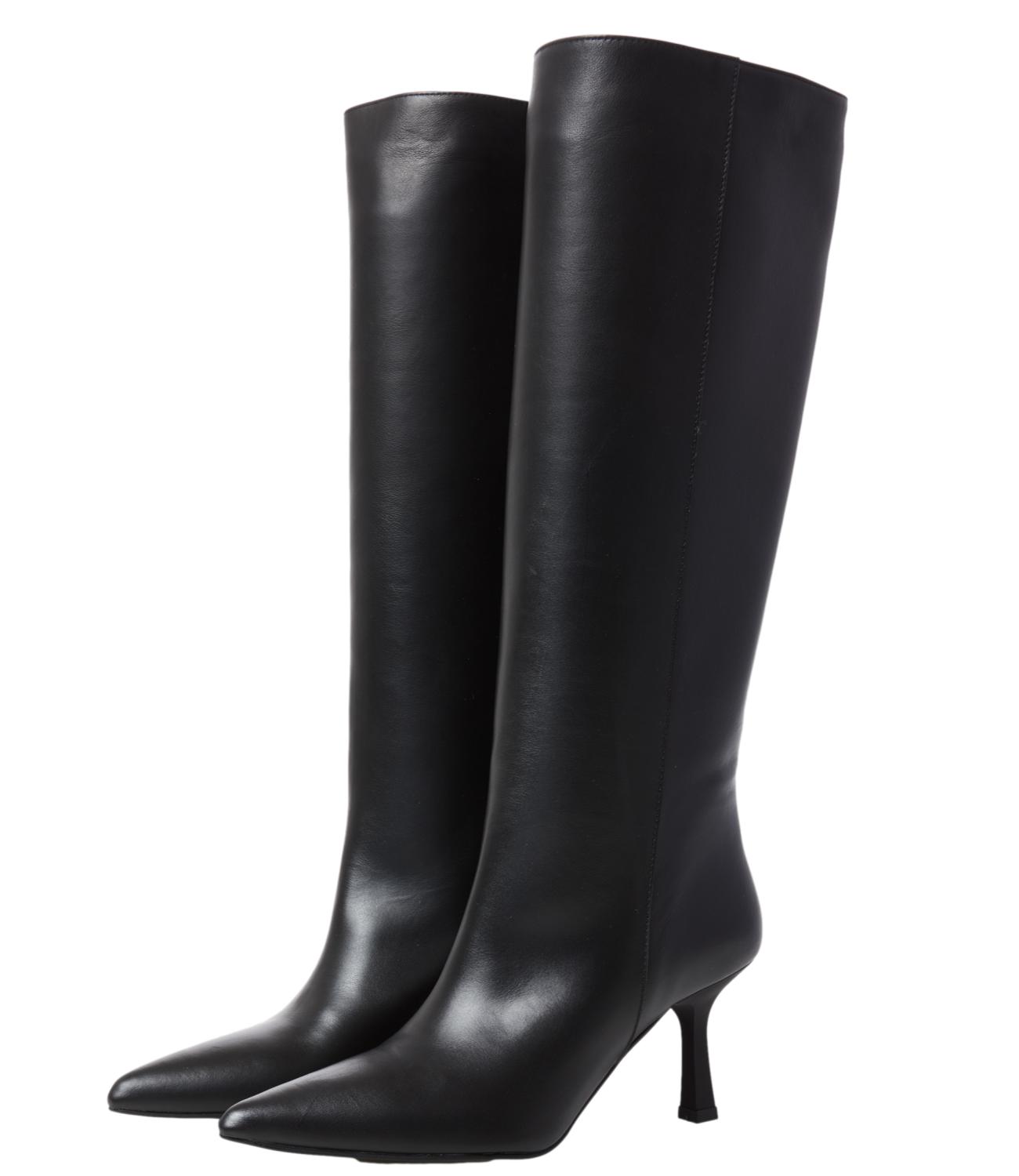 Ovyè Stivali Pelle Nero Donna