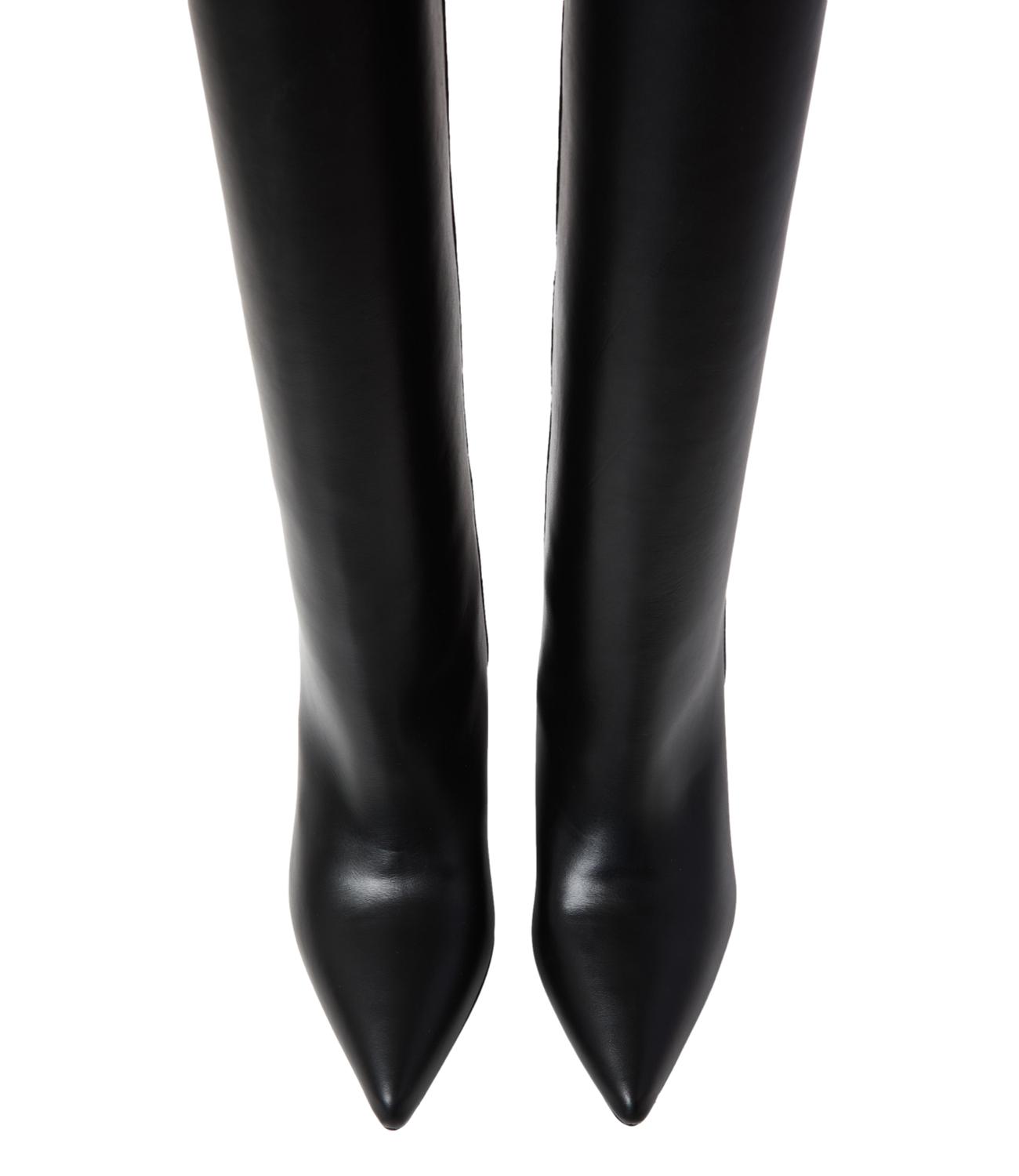 Ovyè Stivali Pelle Nero Donna