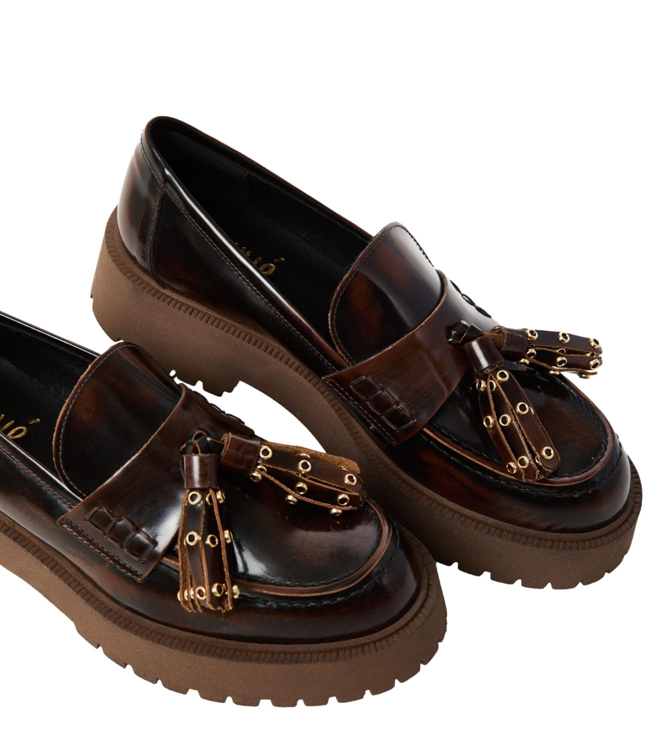 Ovyè Mocassino Cognac Donna