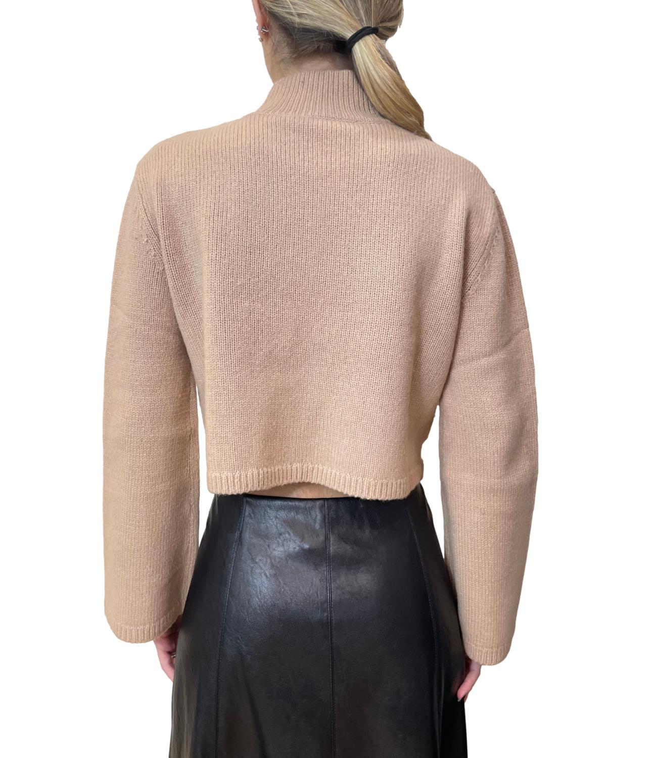 Pennyblack Maglia Timo Camel/Bianco Donna
