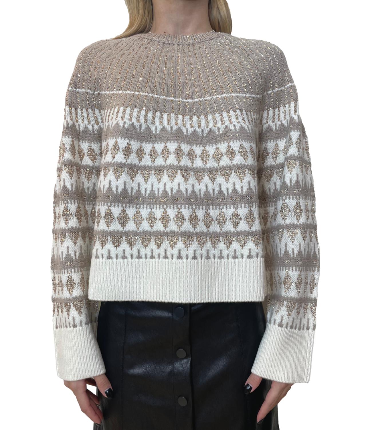 Pennyblack Maglia Xanadu Avorio/Kasha Donna