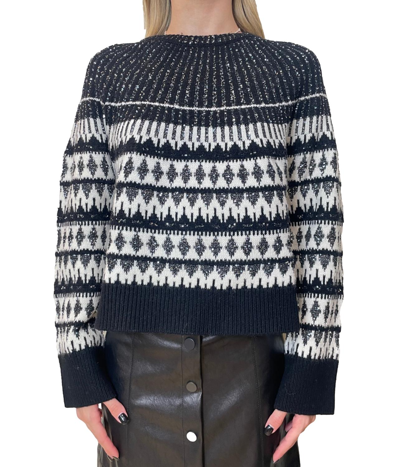 Pennyblack Maglia Xanadu Avorio/Nero Donna