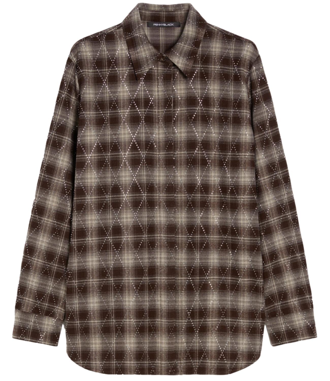 Pennyblack camicia Paella marrone donna