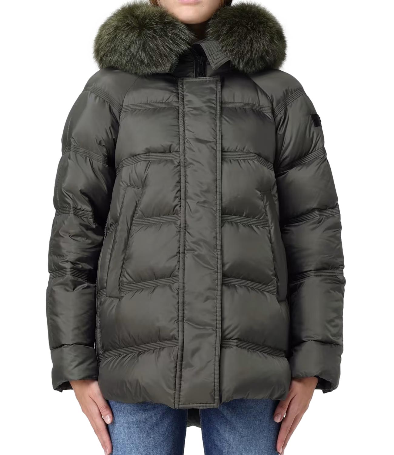 Peuterey Giubbino TAKAN MQN 04 FUR Verde Edera Donna