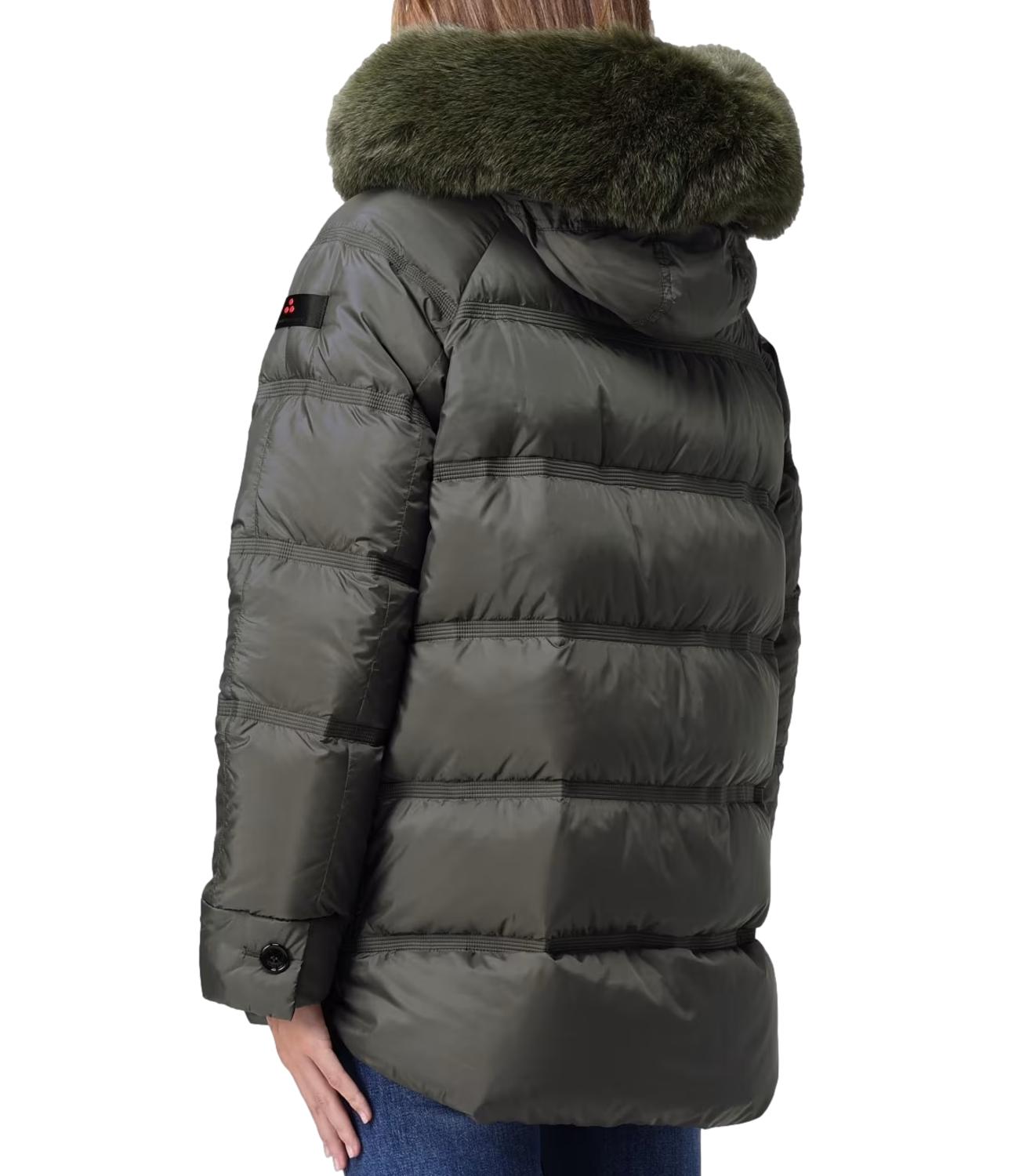 Peuterey Giubbino TAKAN MQN 04 FUR Verde Edera Donna