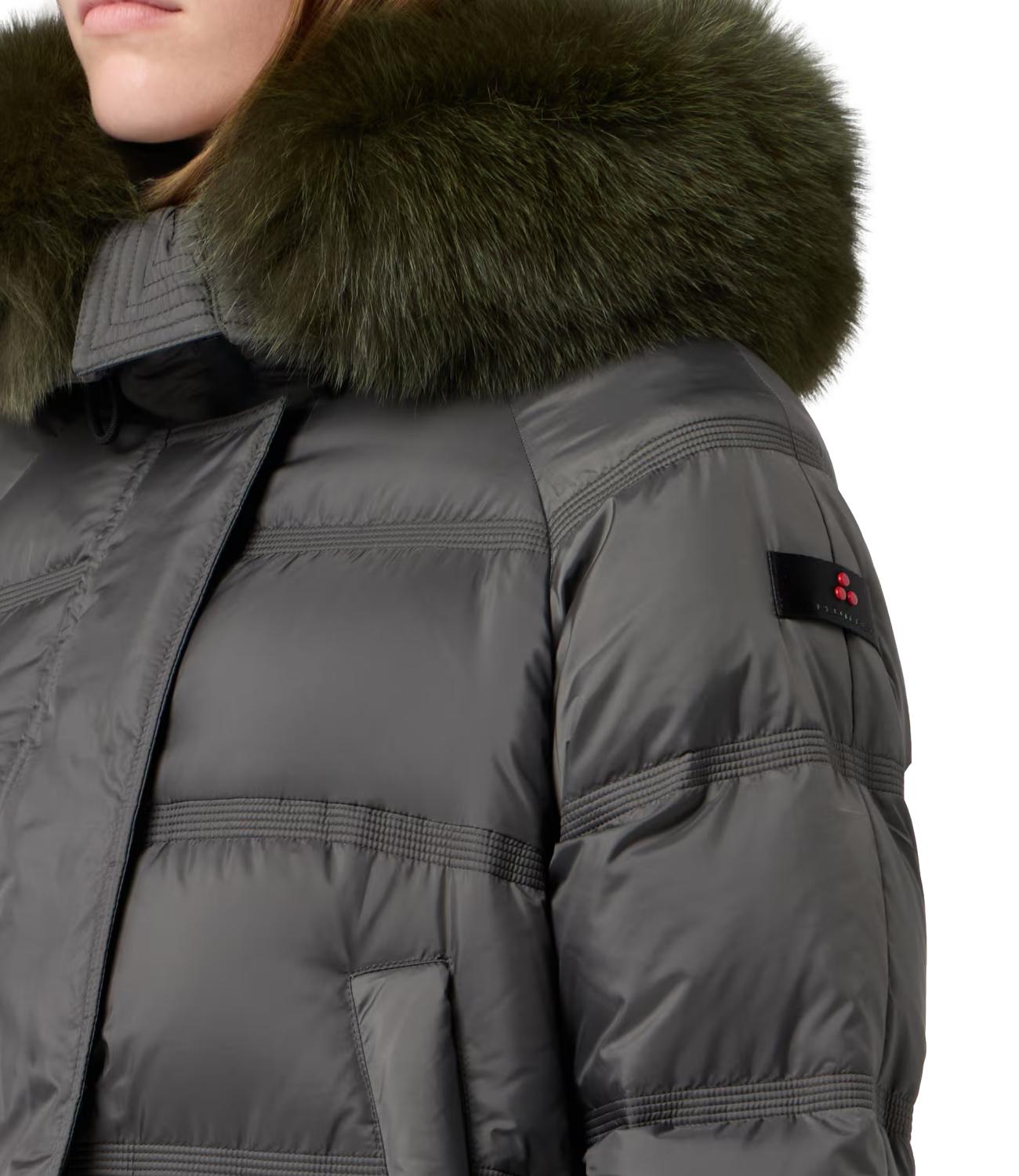 Peuterey Giubbino TAKAN MQN 04 FUR Verde Edera Donna