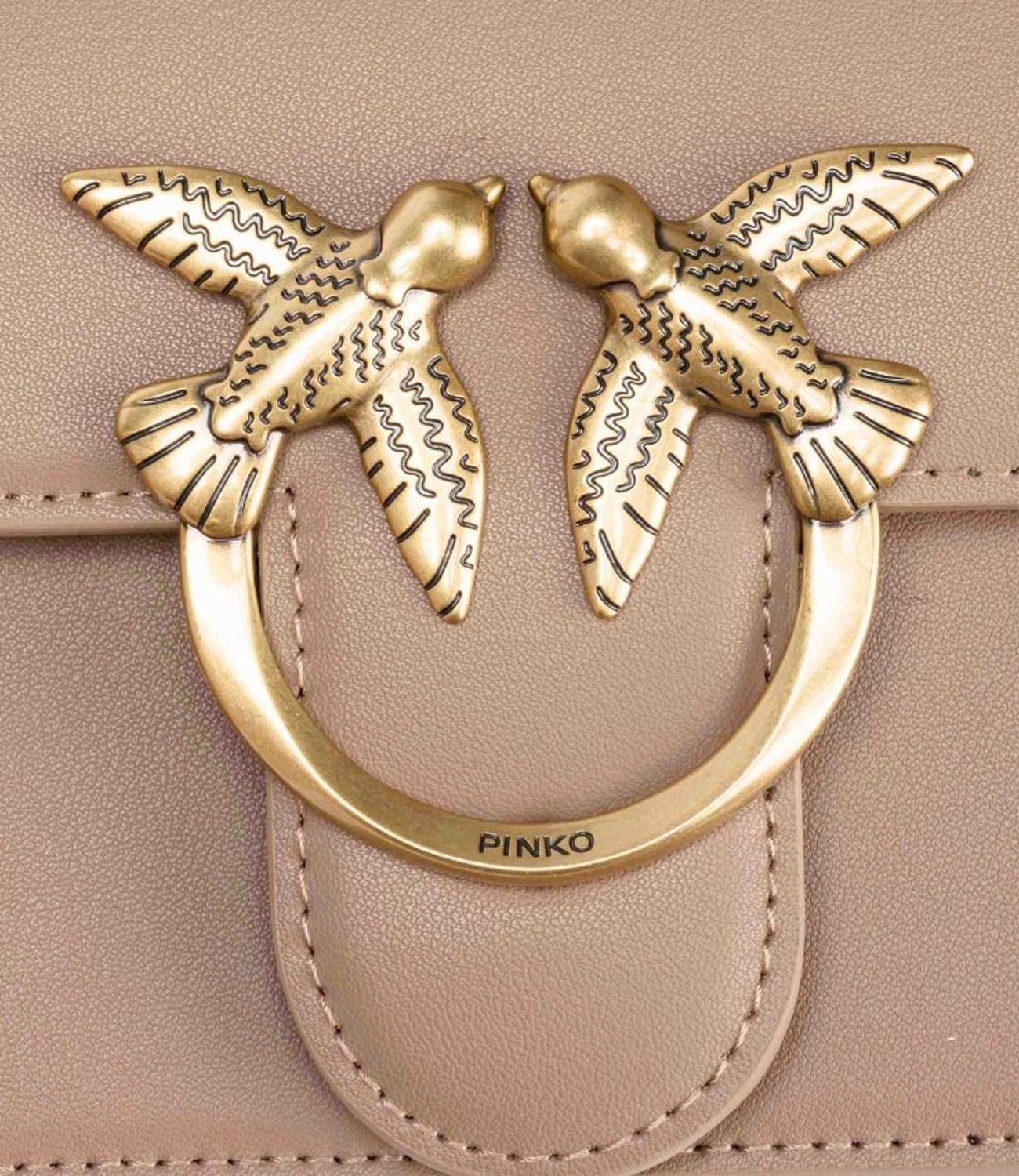 Mini Love Bag One Simply beige grigio fumo