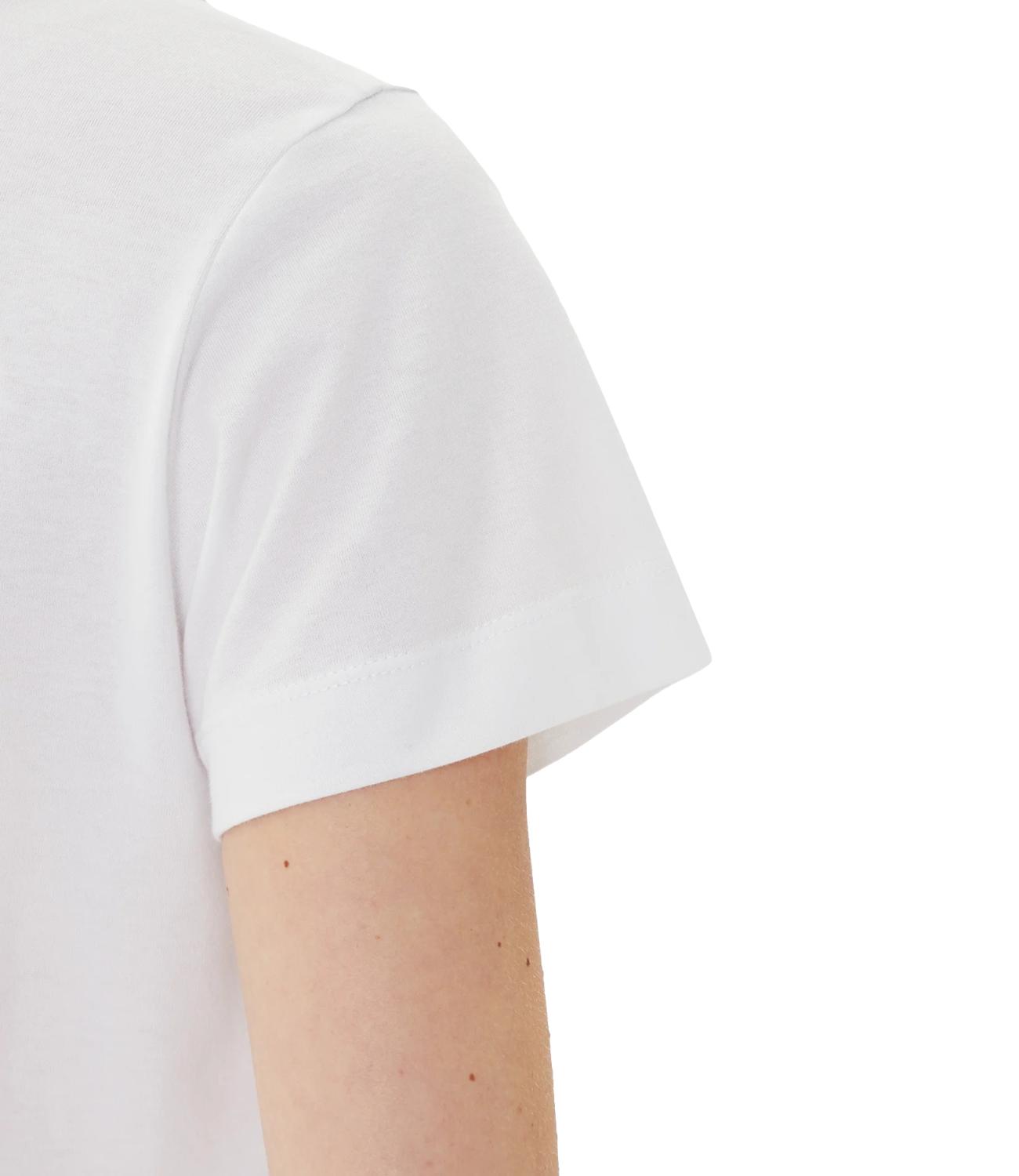 Pinko Basic T-shirt Logo Bianco Brillante Donna
