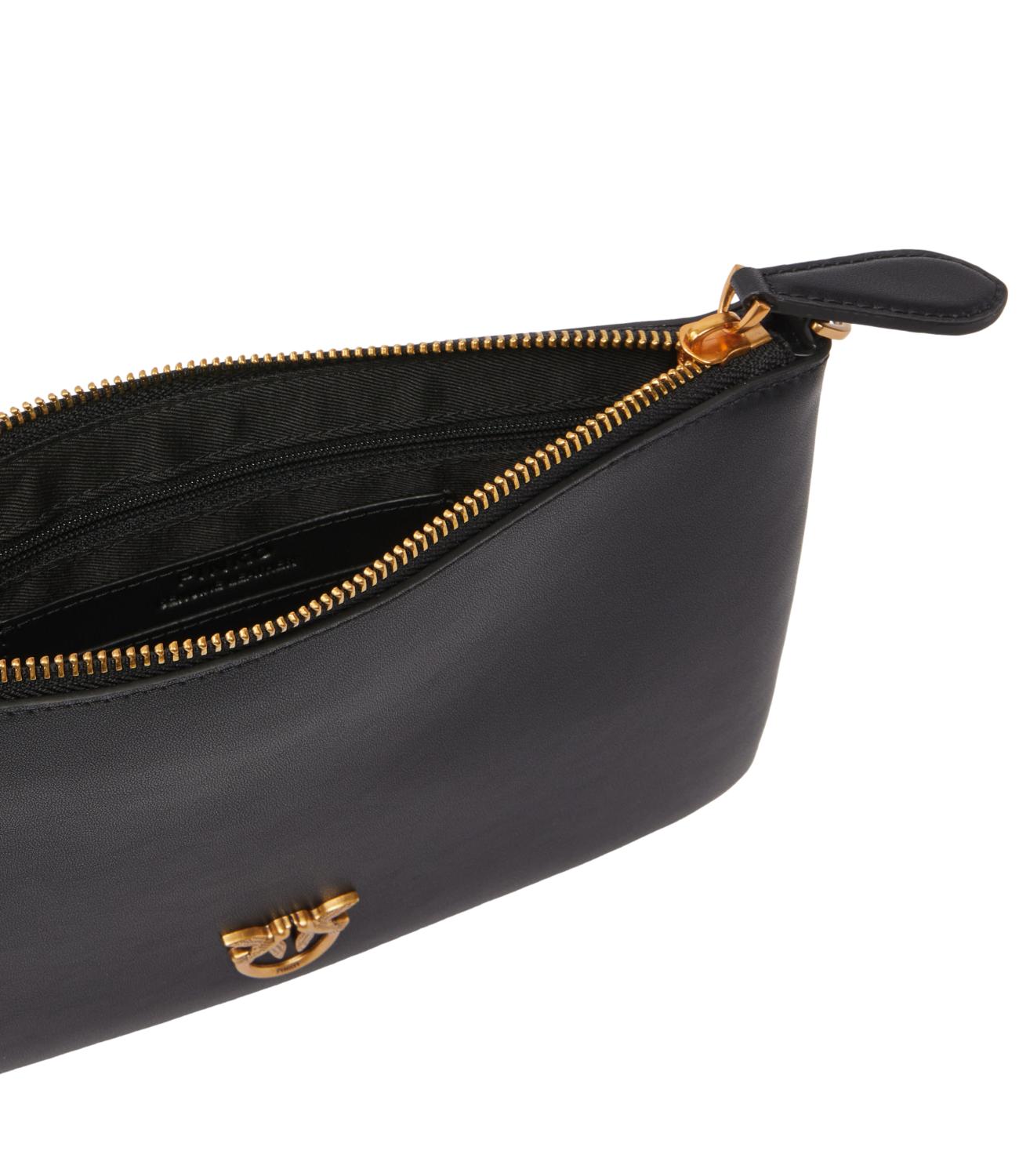 Pinko Borsa Flat Classic Nera/Oro Donna
