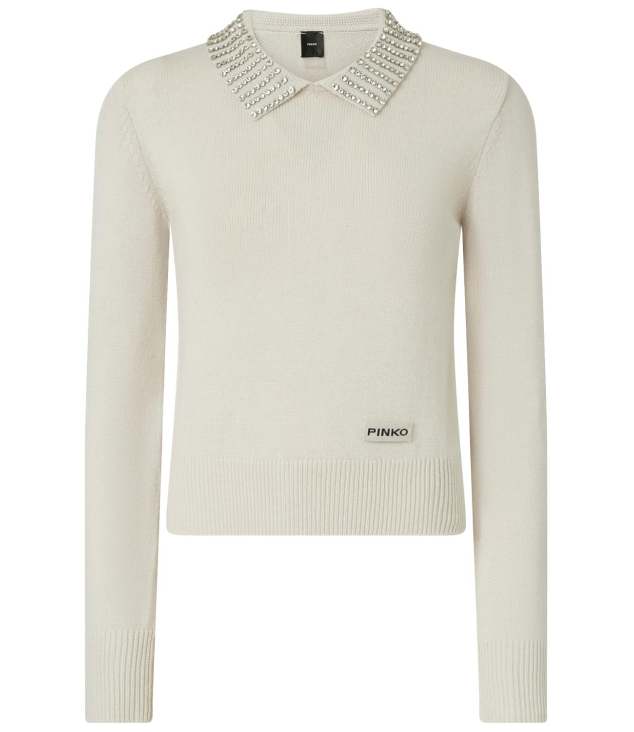 Pinko Maglia Ventotene Grigio Nulvola Argento Donna
