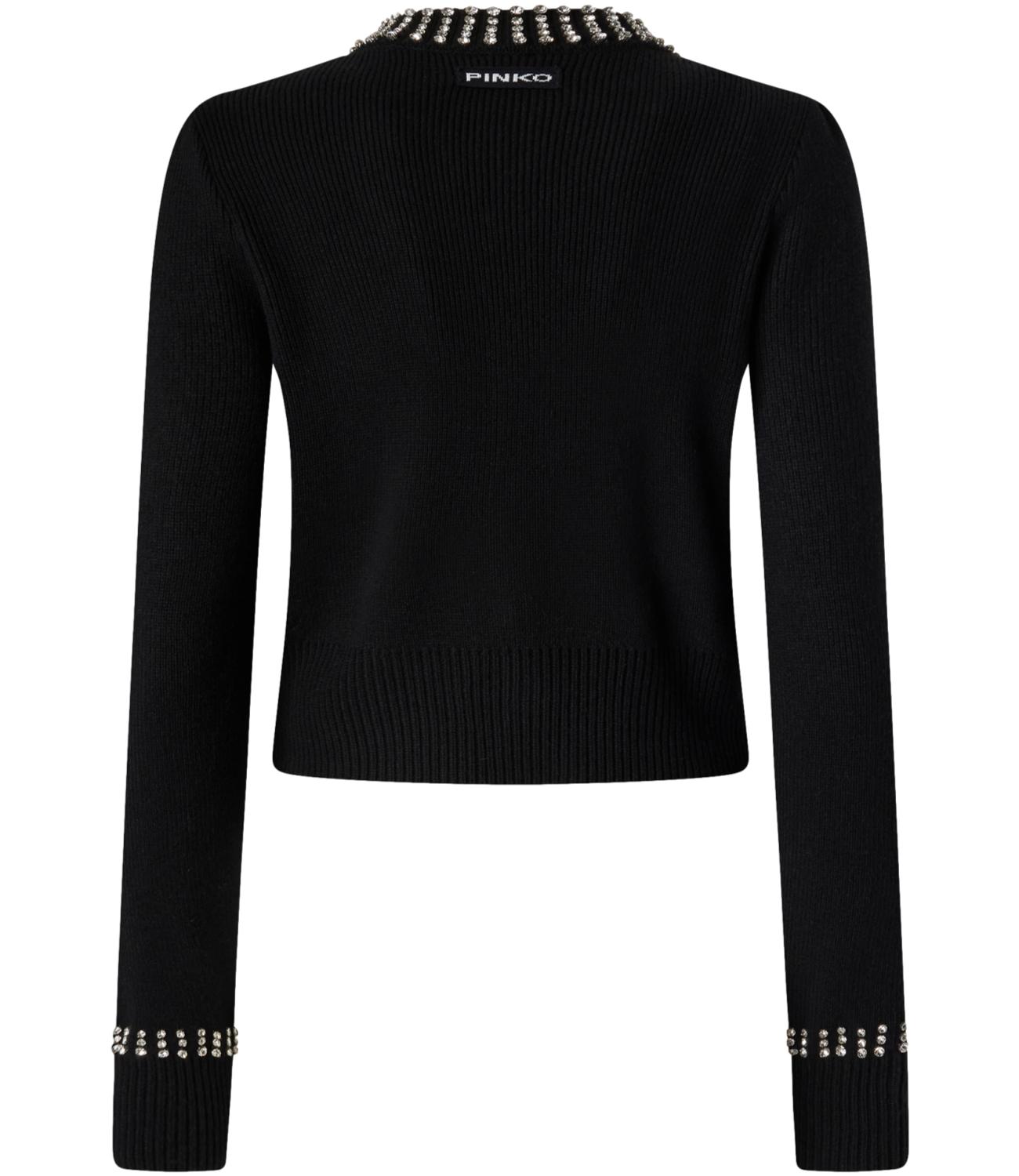 Pinko Cardigan Spezzino Nero Limousine Donna