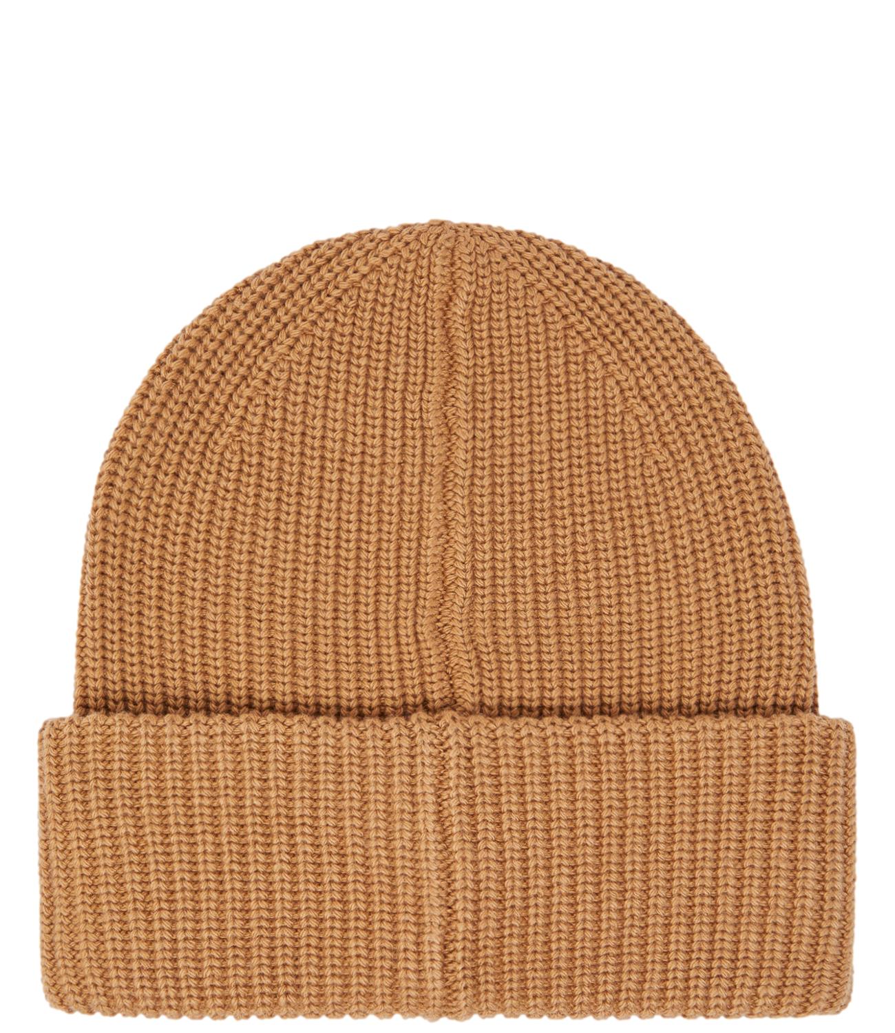 Pinko Bosnia Beanie Half English Rib Beige Donna