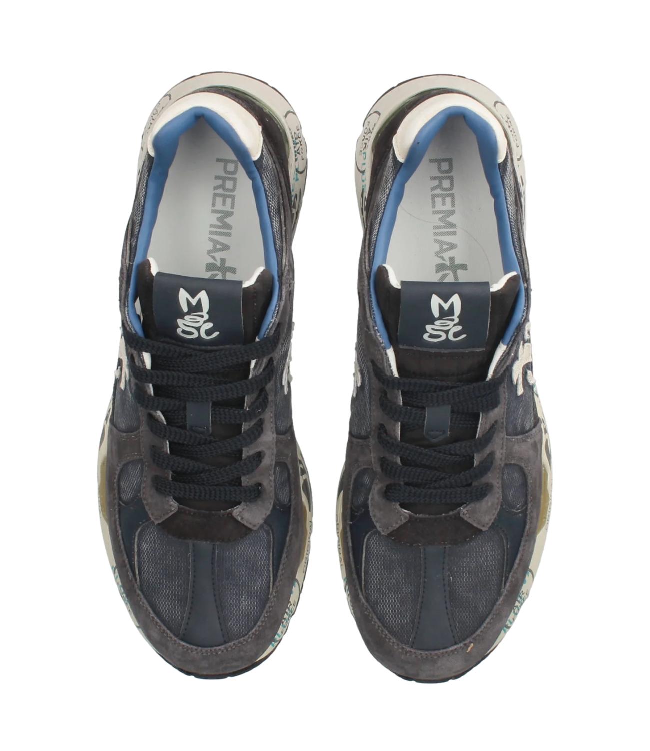 Scarpa uomo blu marrone MASE 7819