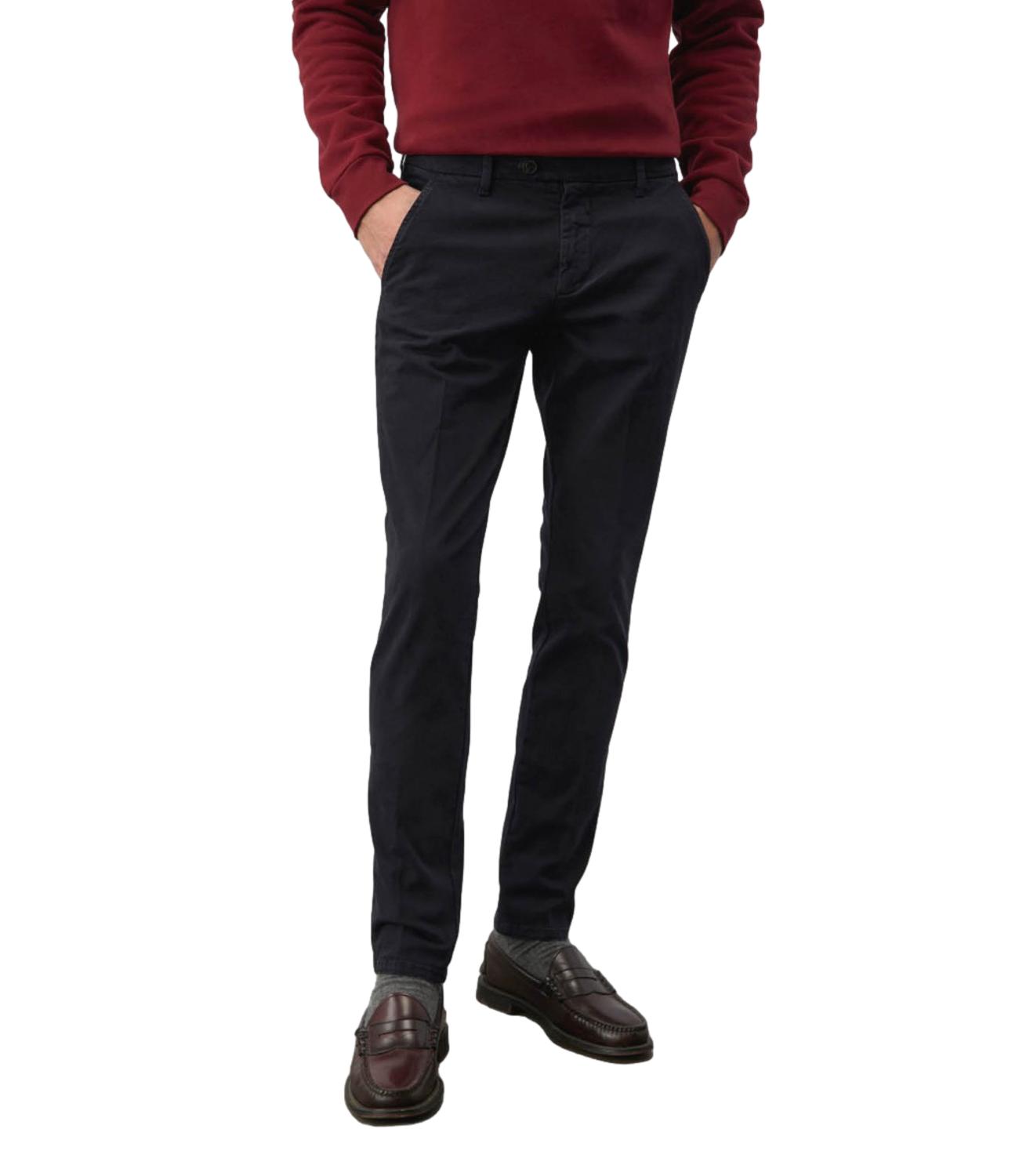 Pantaloni New Rolf man blu scuro