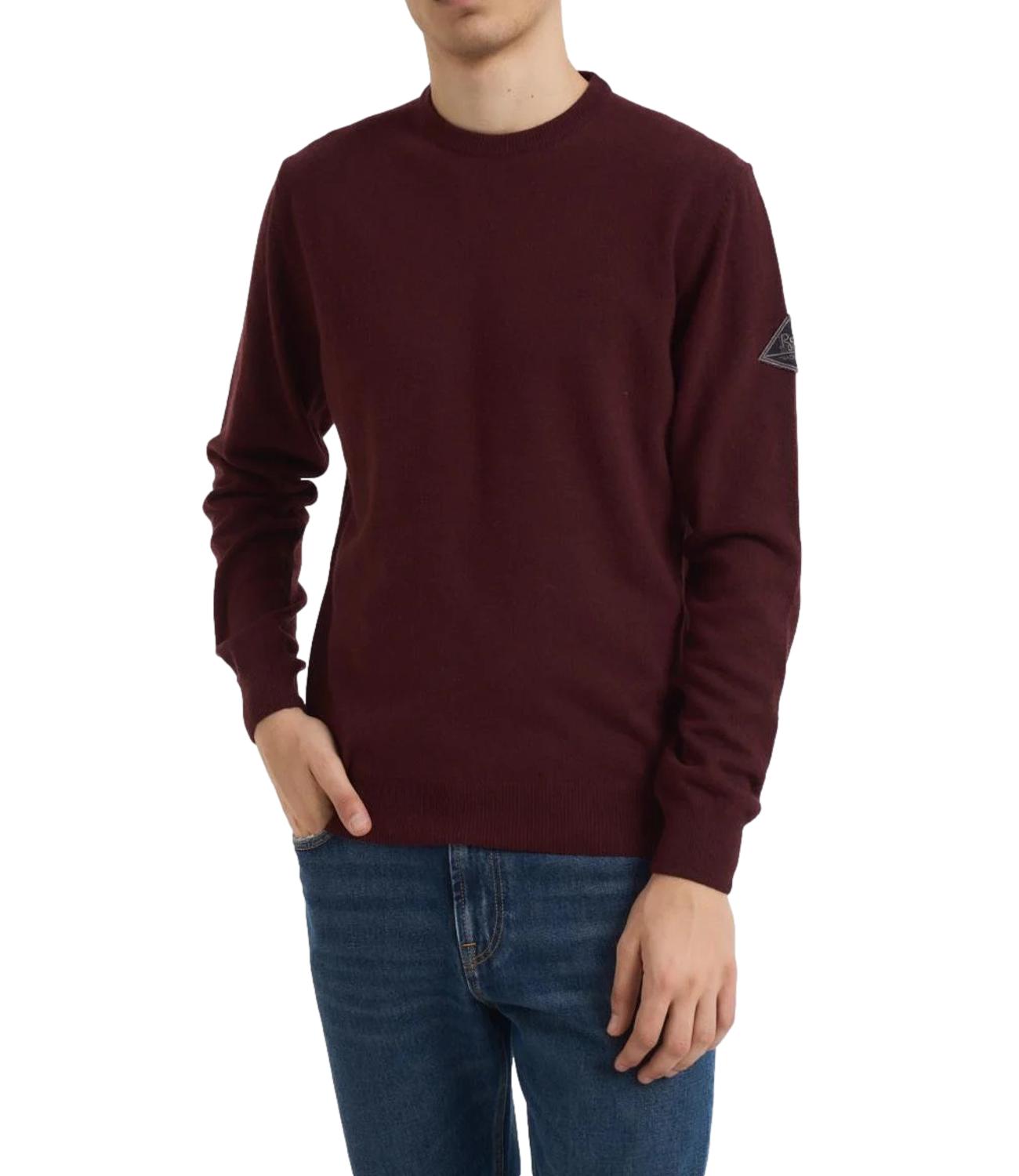 Crew Neck MAN Wool & WS wineyard