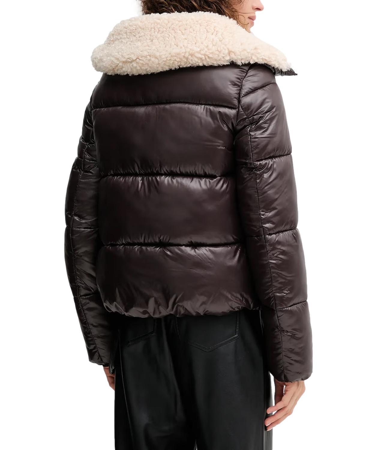 Save The Duck Giubbino MOMA Brown Black Donna