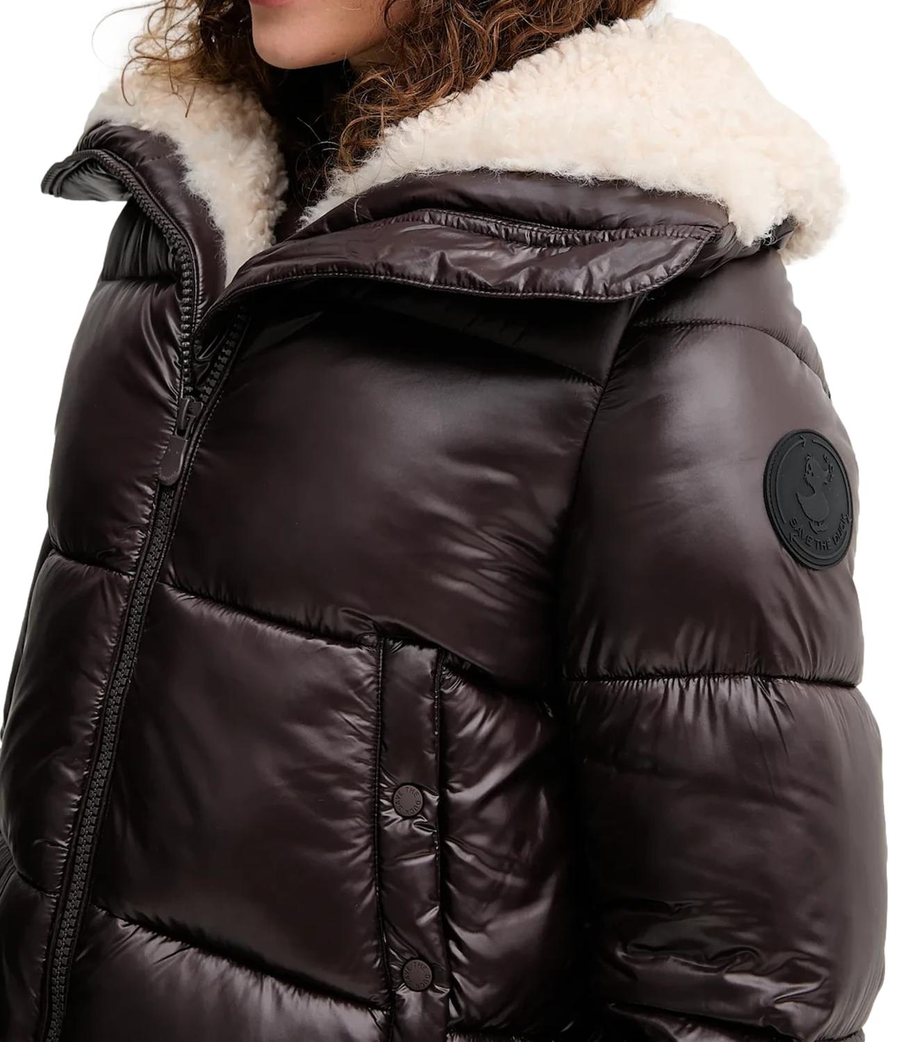 Save The Duck Giubbino MOMA Brown Black Donna