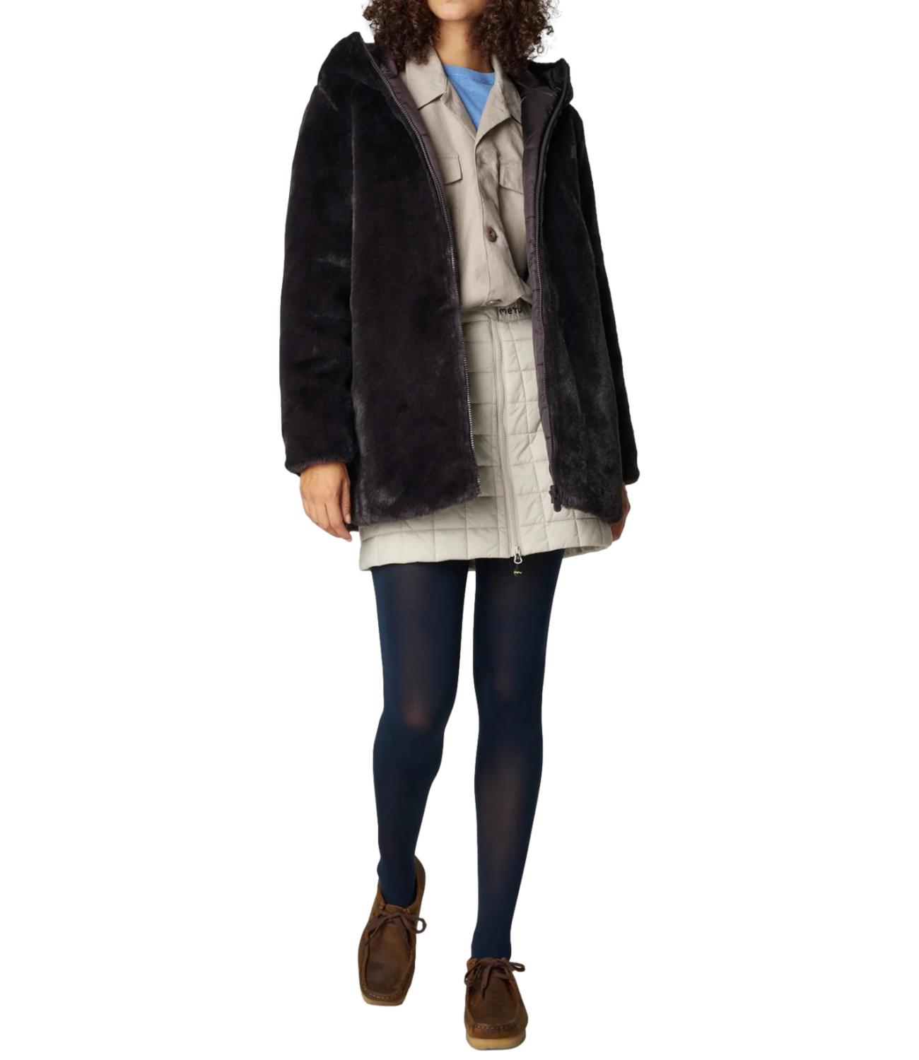 SAVE THE DUCK cappotto BRIDGET brown black donna