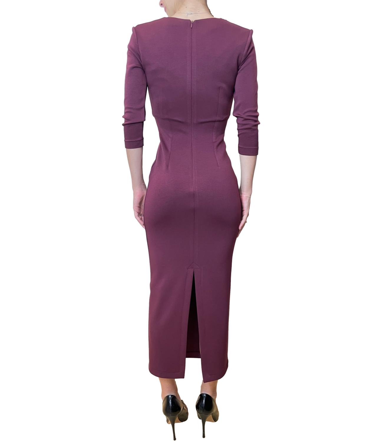 Silence Limited Abito RHEA Bordeaux Donna