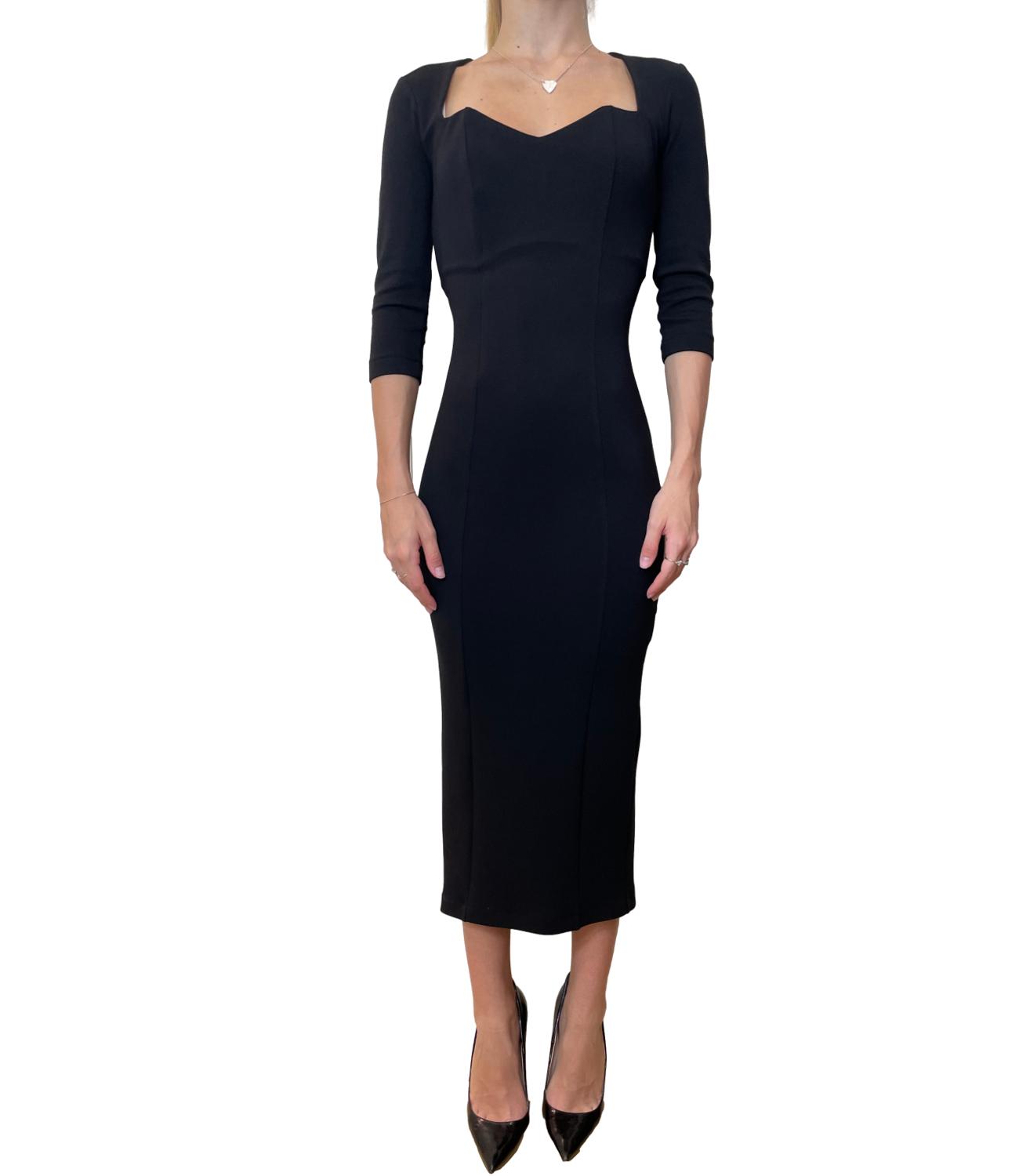 Silence Limited Abito RHEA Nero Donna