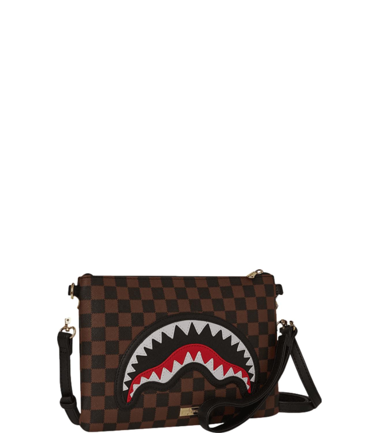 Sawtooth Shark In Paris Crossover Clutch