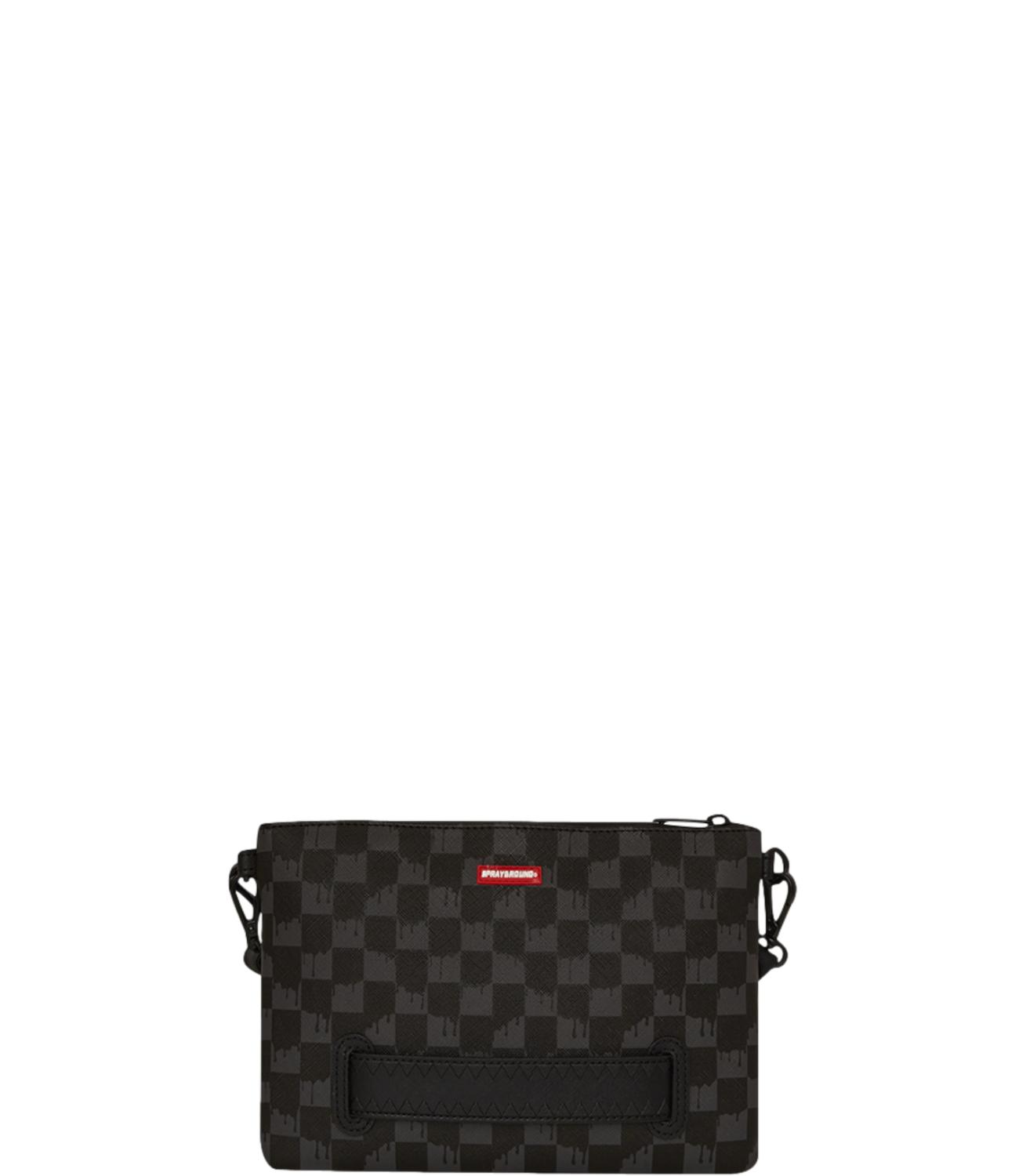 Dripping Shark In Paris Crossover Clutch
