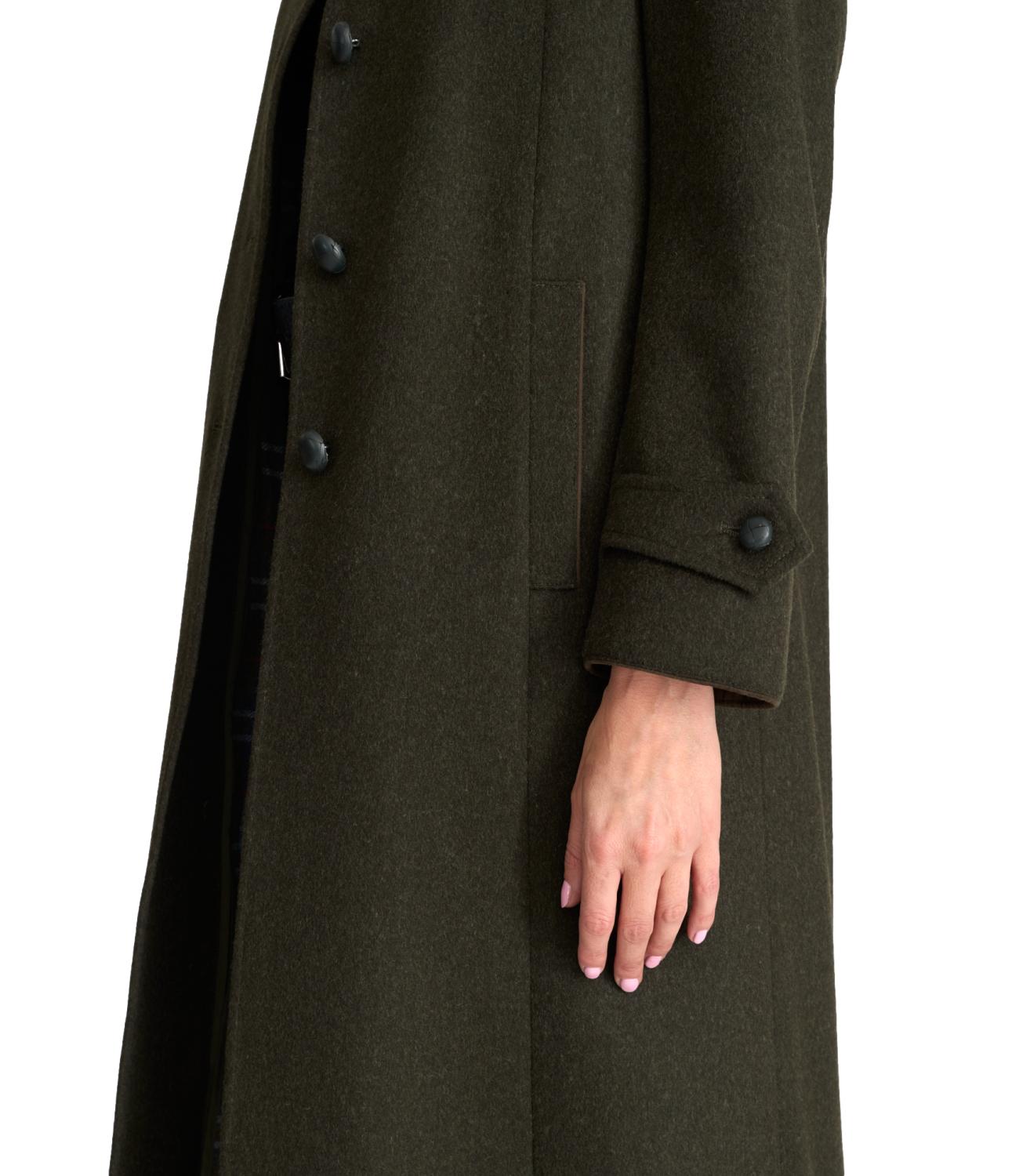 Cappotto donna verde Zirl Wollfutter Fix