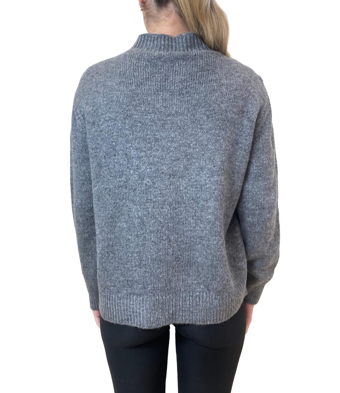 Studio It Maglia Rombi Grigio Donna