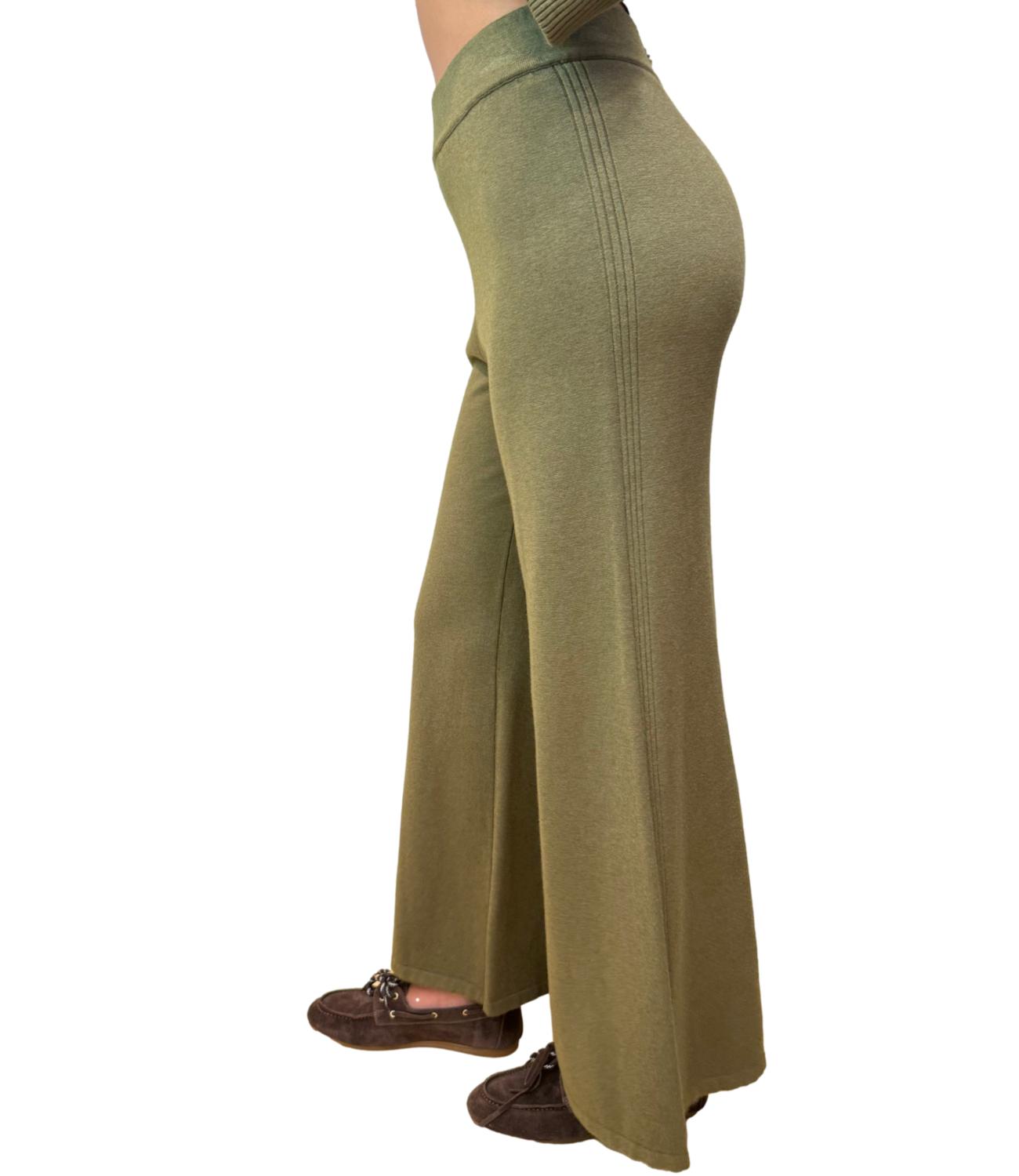 Studio It Pantalone Verde Donna