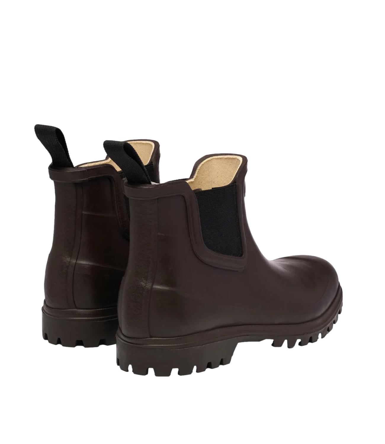 Rubber Boots mid 798 dark brown