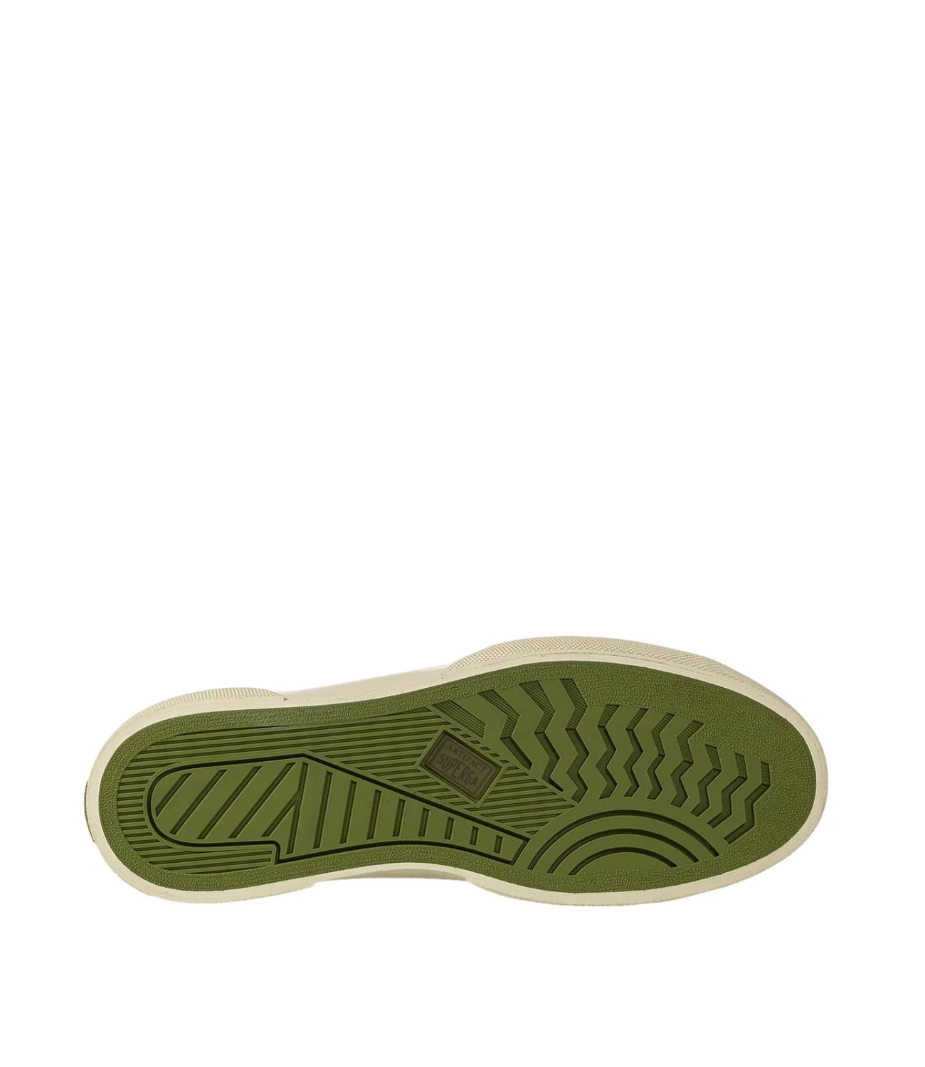 Work Suede Flesh Out Green academia off white