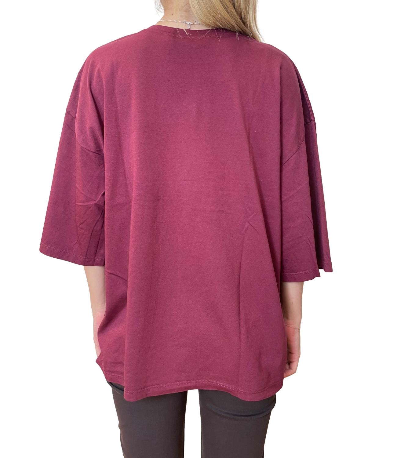 Susy Mix T-shirt Over Vino Donna