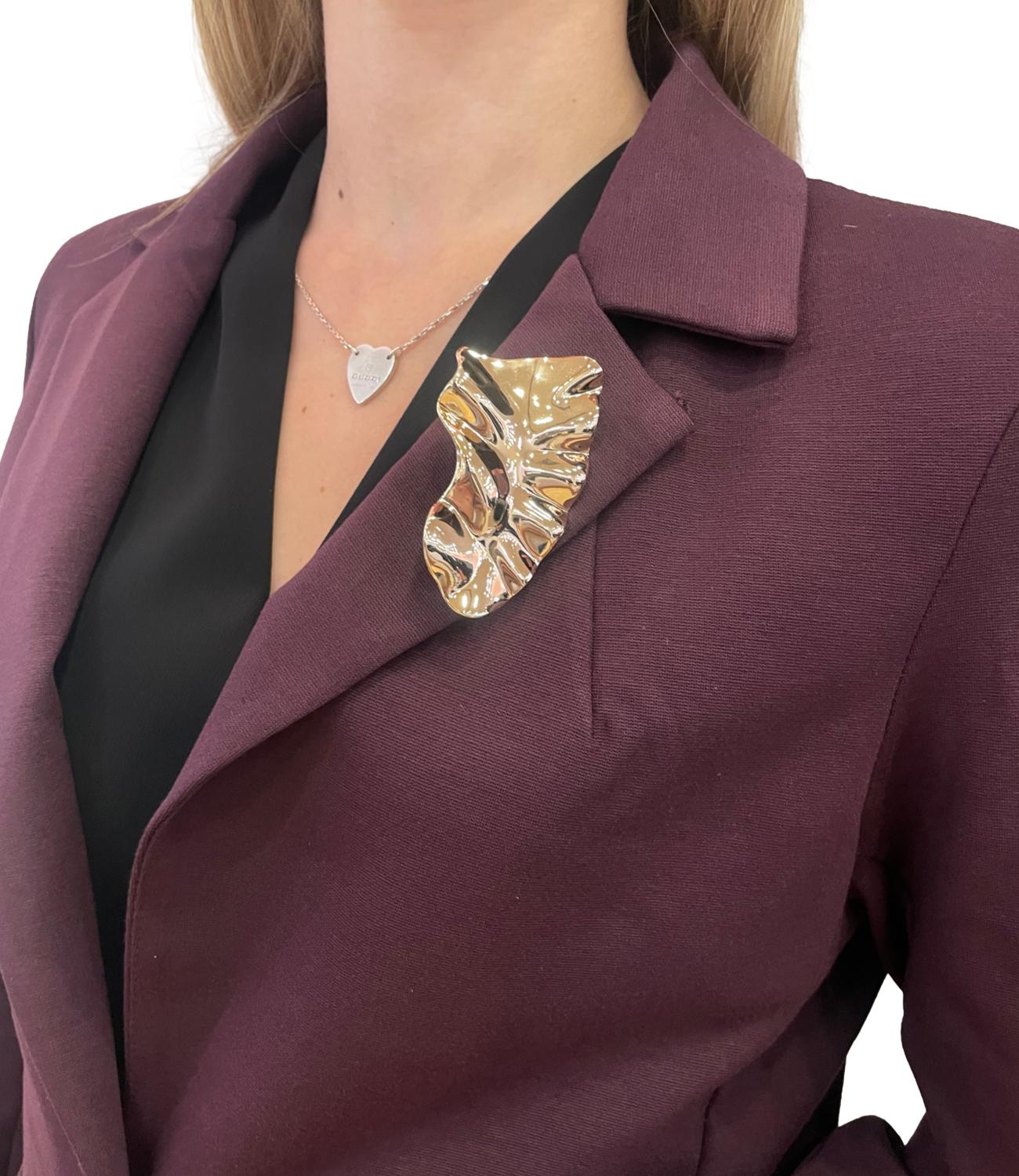Susy Mix Giacca C/Spilla Vino Donna