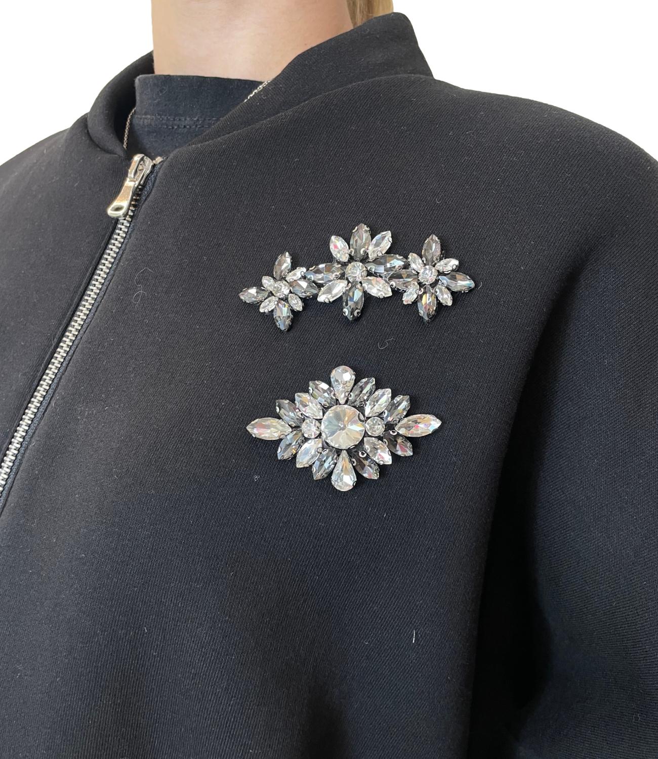 Susy Mix Bomber Felpa Nero Donna