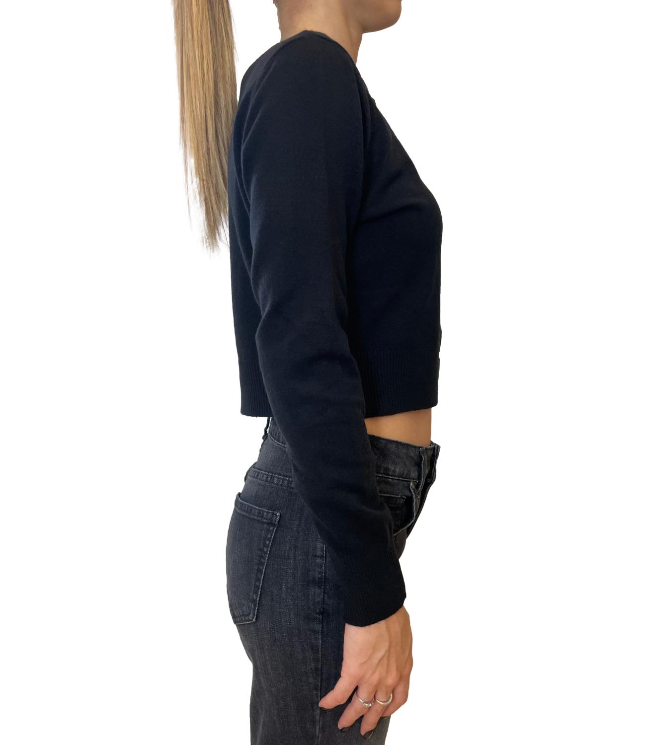 Susy Mix Cardigan Nero Donna