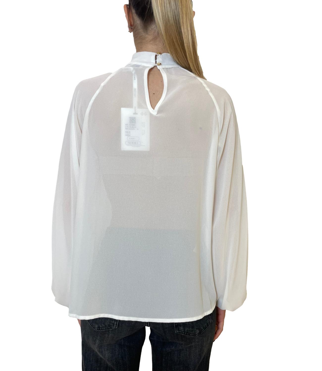 Susy Mix Blusa georgette Crema Donna
