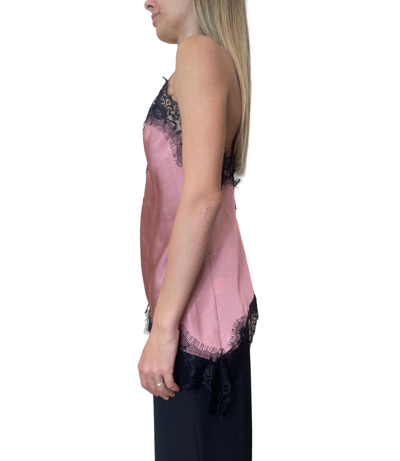 Susy Mix Top Pizzo Cipria Donna
