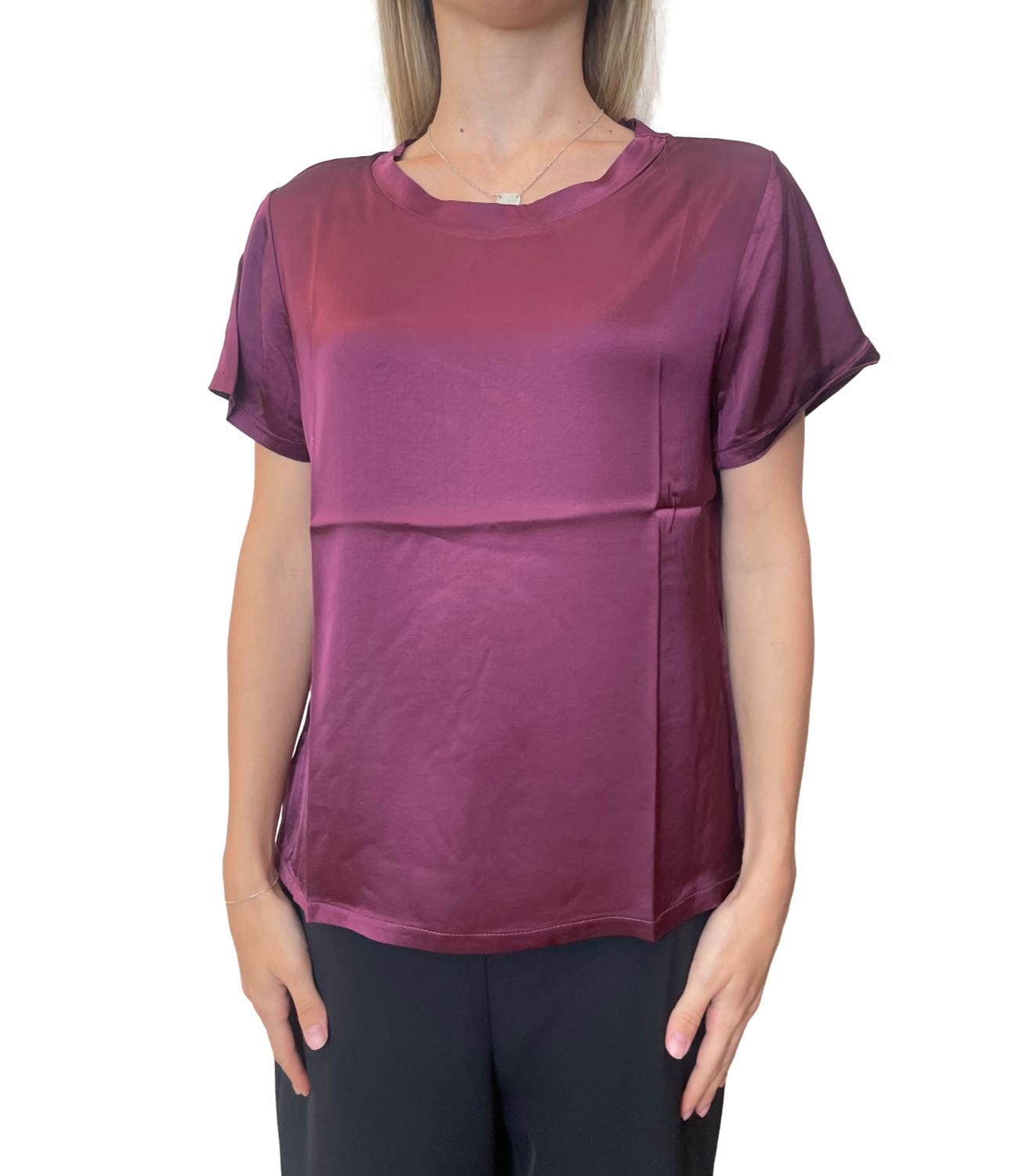 Susy Mix Blusa Vino Donna