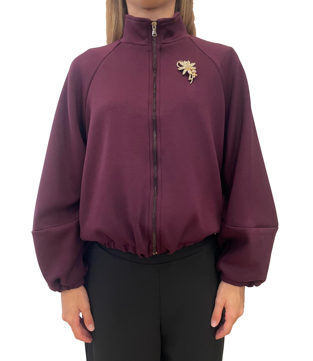 Susy Mix Giubbino Vino Donna