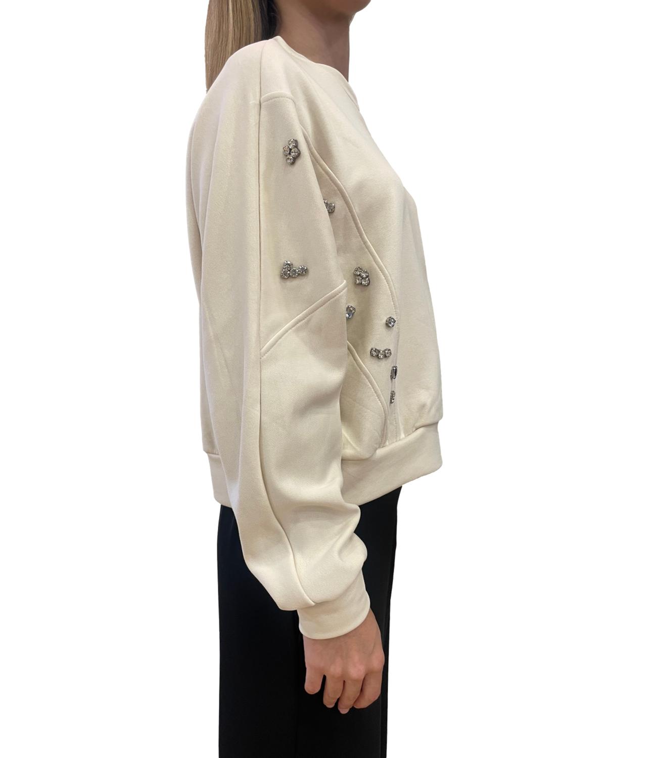 Susy Mix Felpa Crema Donna