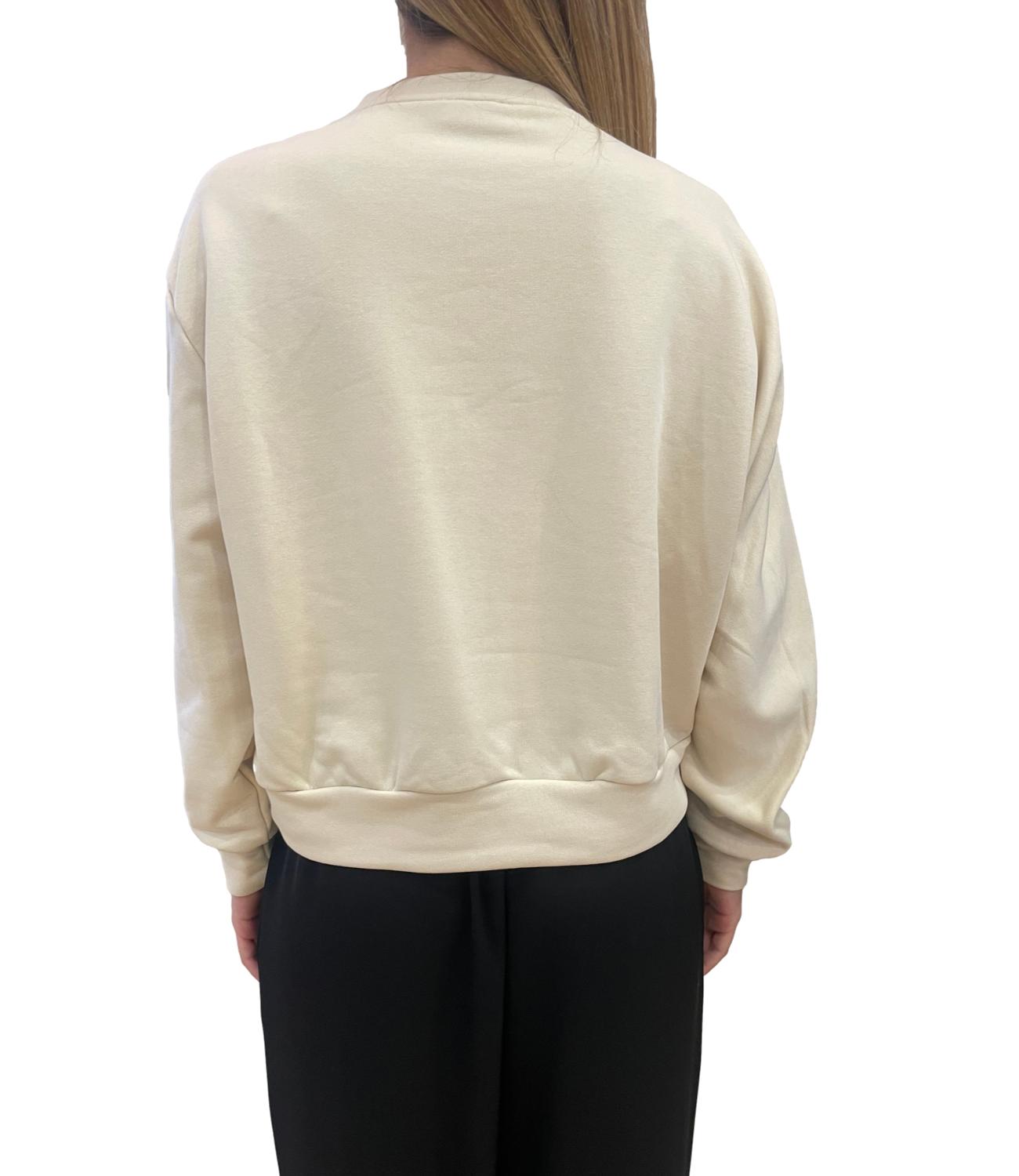 Susy Mix Felpa Crema Donna