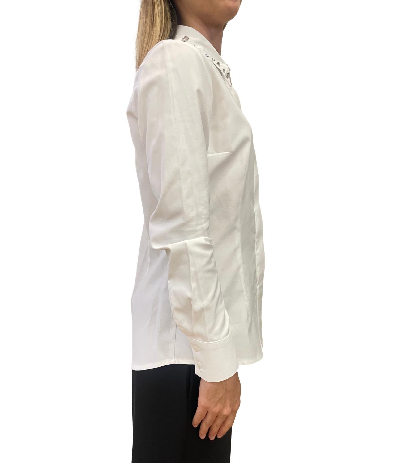 Susy Mix Camicia C/Applicazioni Bianca Donna