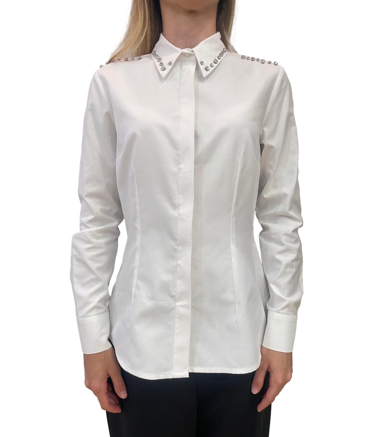 Susy Mix Camicia C/Applicazioni Bianca Donna