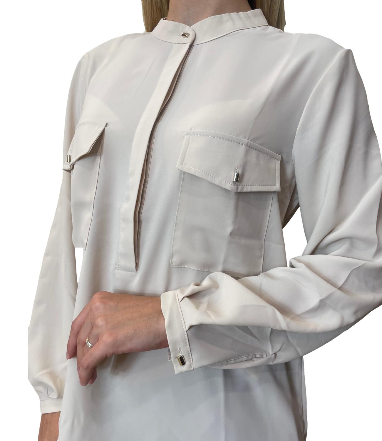 Susy Mix Camicia Panna Donna