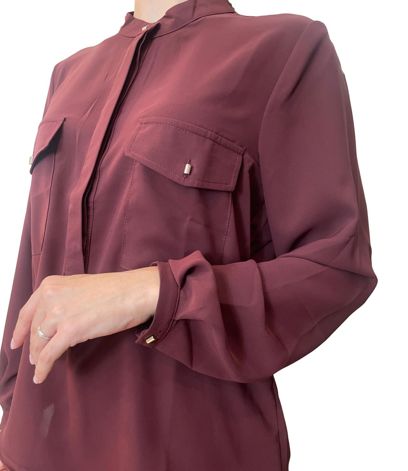 Susy Mix Camicia Rosso India Donna