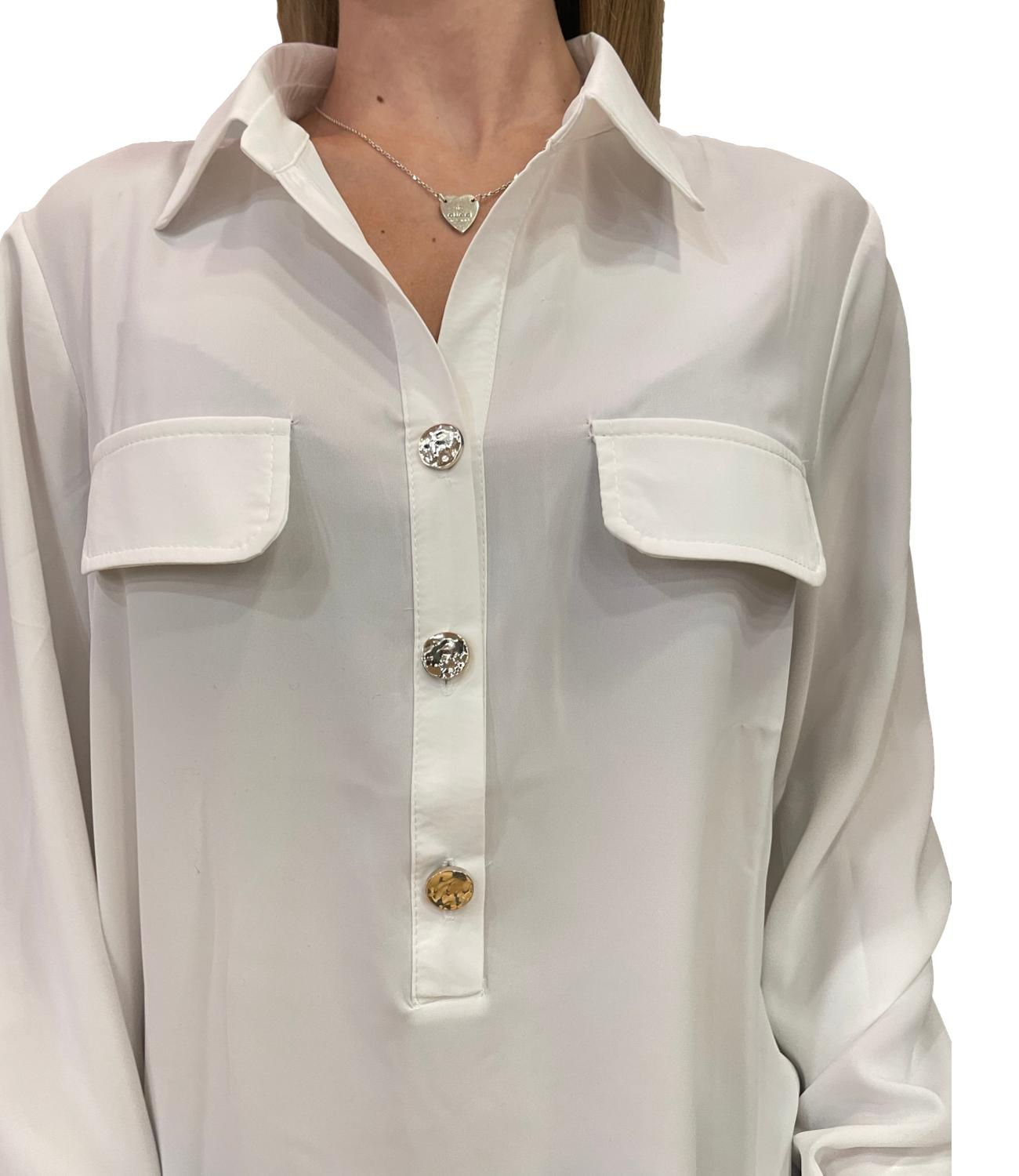 Susy Mix Camicia Latte Donna