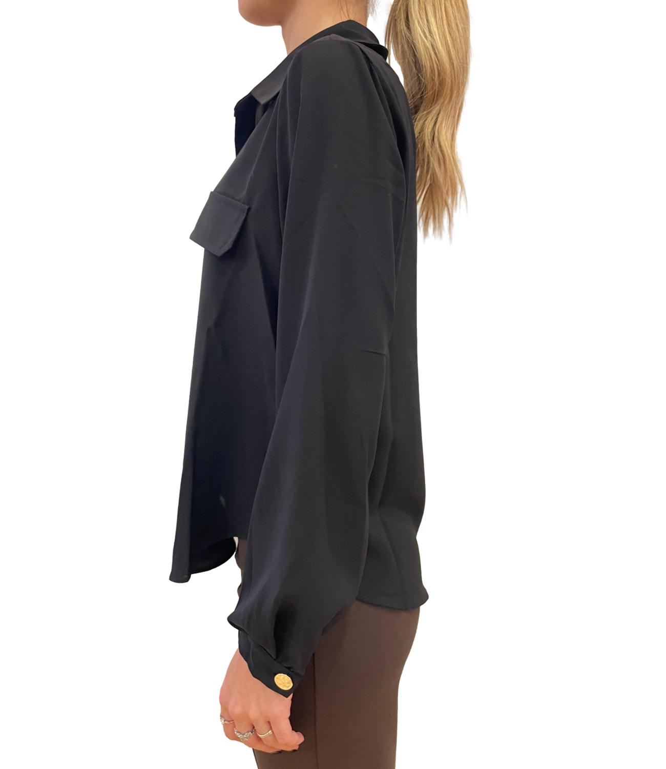 Susy Mix Camicia Nera Donna