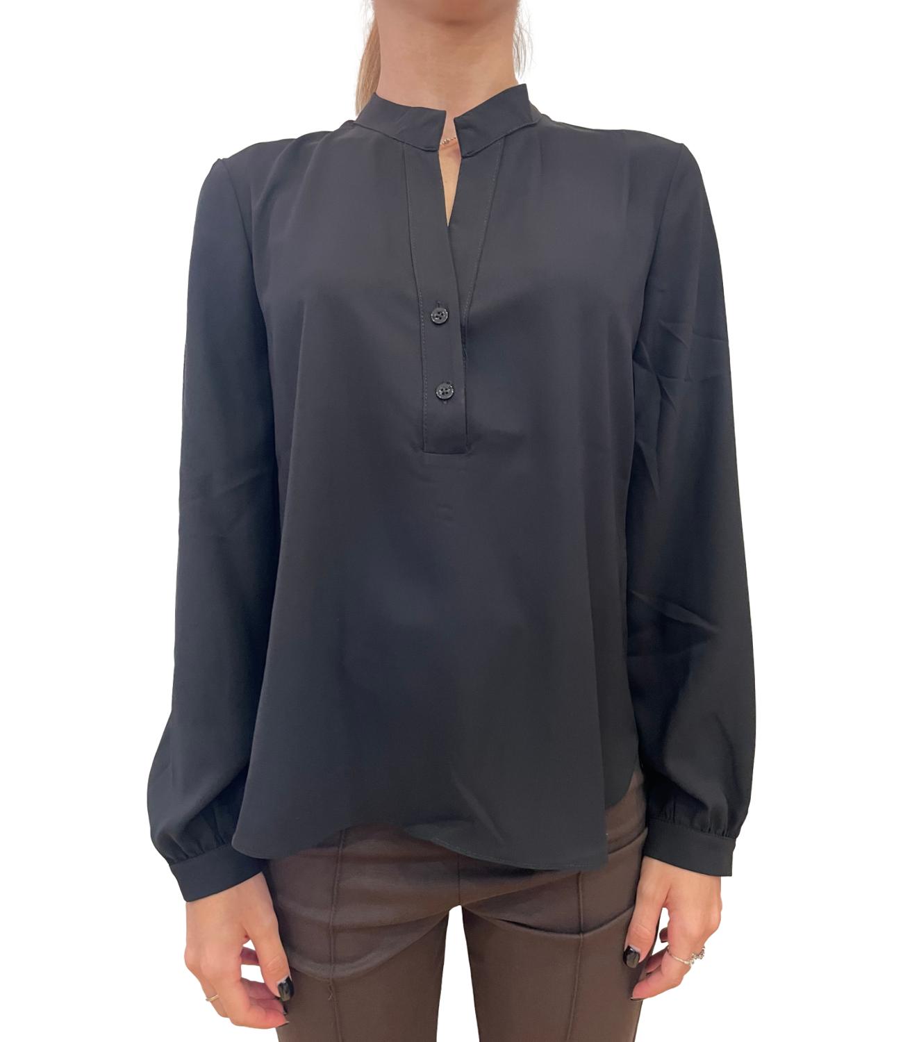 Susy Mix Camicia serafino Nera Donna