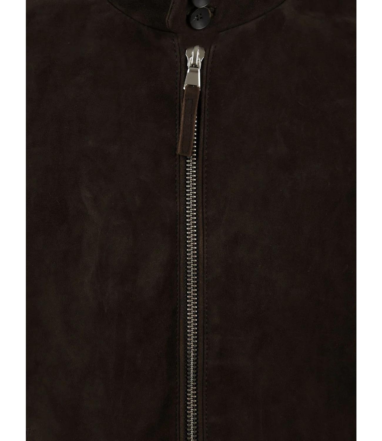 Giubbino Elvis scamosciato marrone